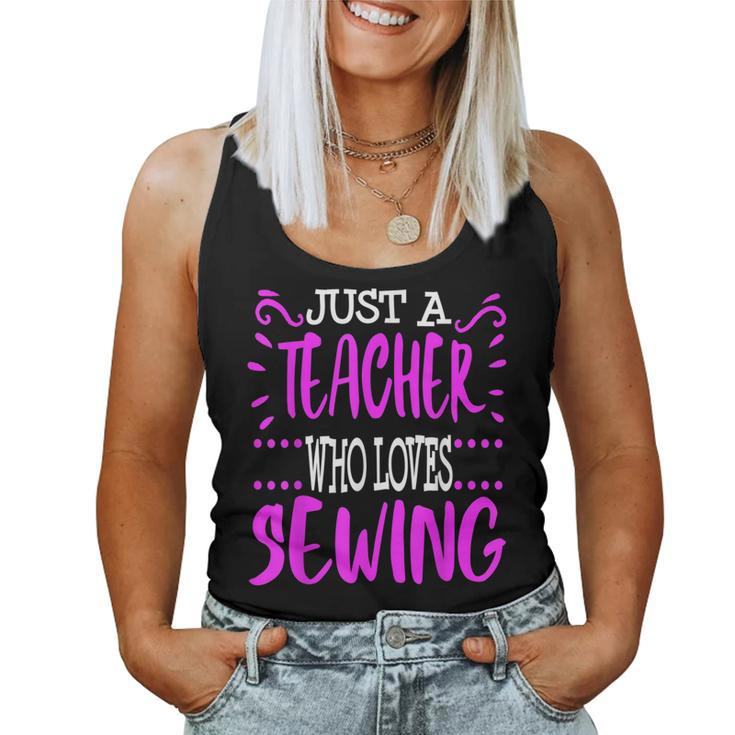 Sewing Teacher Sewer Quilting Quilter Thank You Women Tank Top