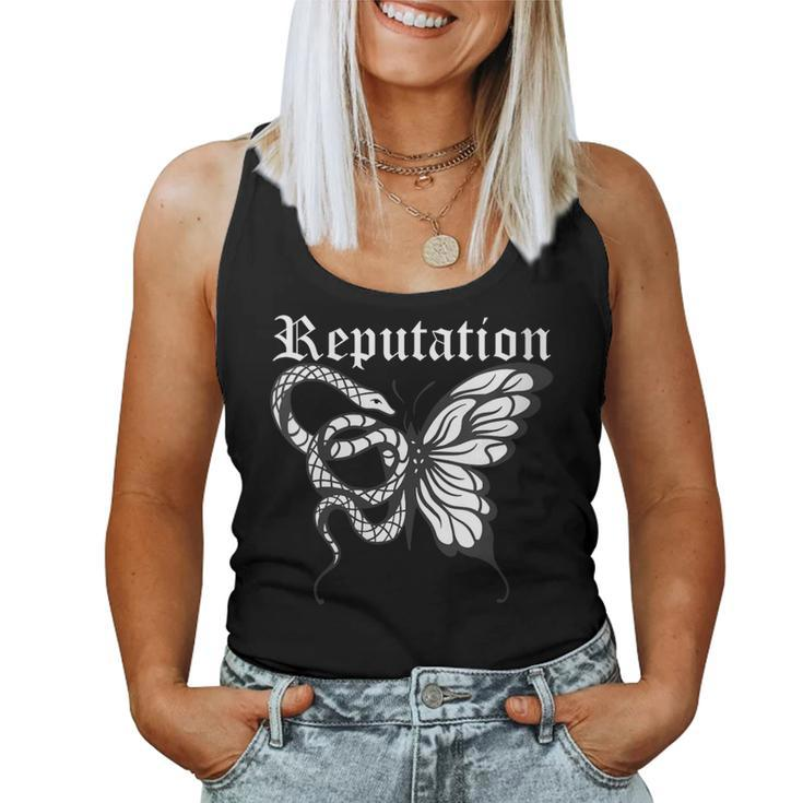 Snake Reputation In The World Butterfly And Snake Women Tank Top