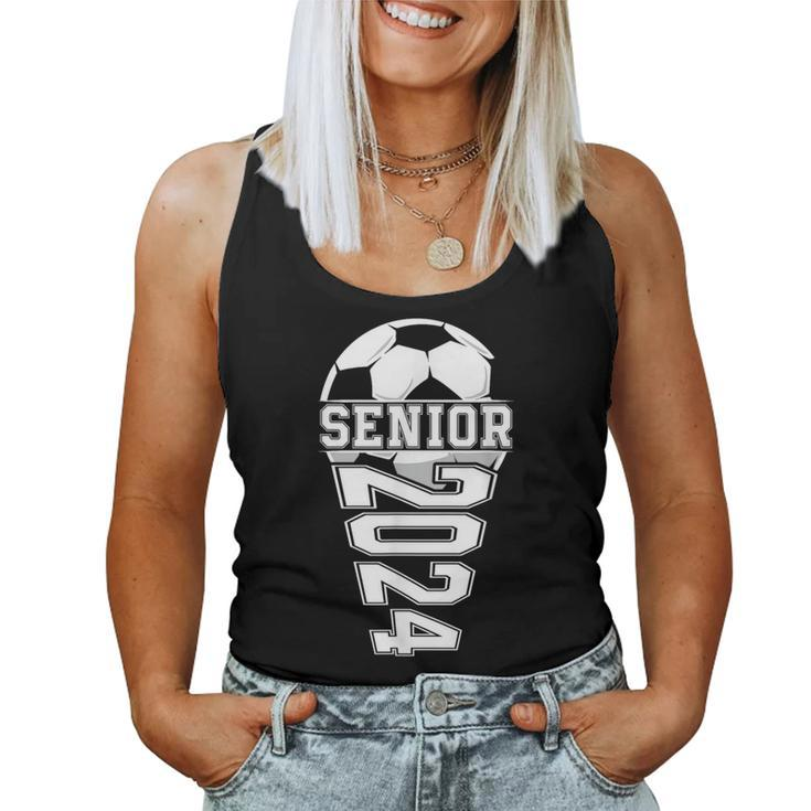 Soccer Senior 2024 Senior Year Graduation 24 Girls Women Tank Top