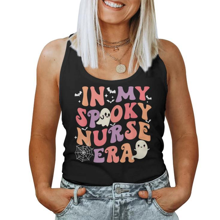 In My Spooky Nurse Era Halloween Groovy Witchy Spooky Nurse Women Tank Top