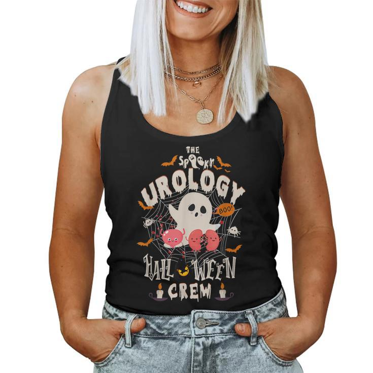 The Spooky Urology Halloween Crew Nurse Boo Boo Rn Ghost Women Tank Top