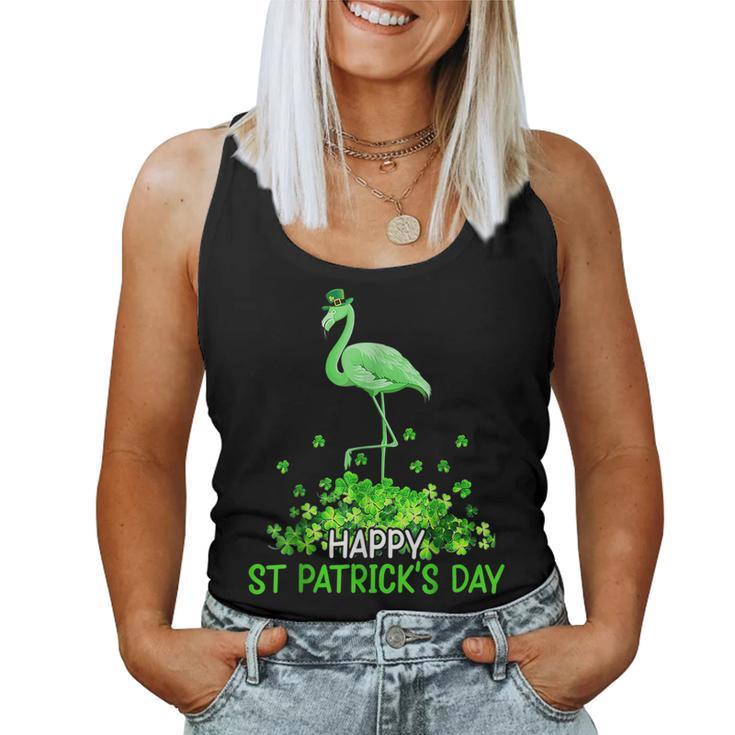 St Paddy Day Pink Flamingo Costume For Women Women Tank Top