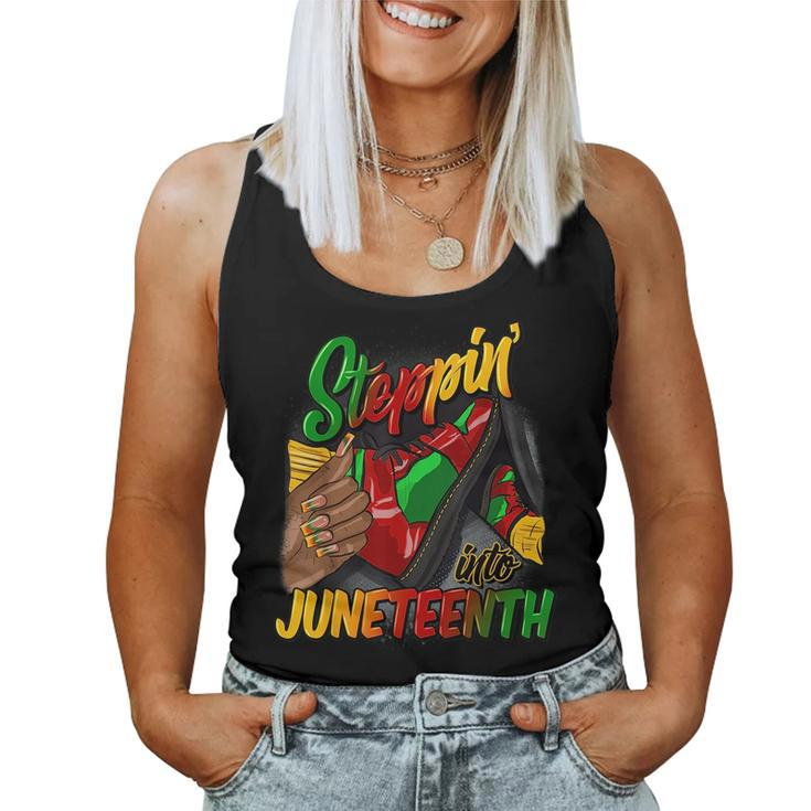 Stepping Into Junenth Remembering My Ancestors Girl Women  Women Tank Top Basic Casual Daily Weekend Graphic