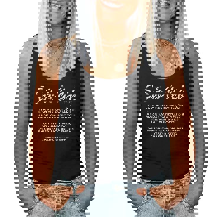 Thanksgiving Side Chick Thanksgiving Women Tank Top