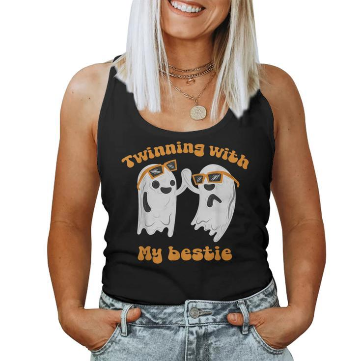 Twinning With My Bestie Halloween Ghost For And Women Tank Top