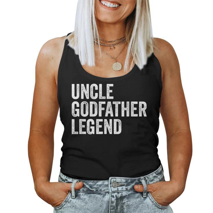 Uncle Godfather Legend For A Favorite Cool Uncle Women Tank Top