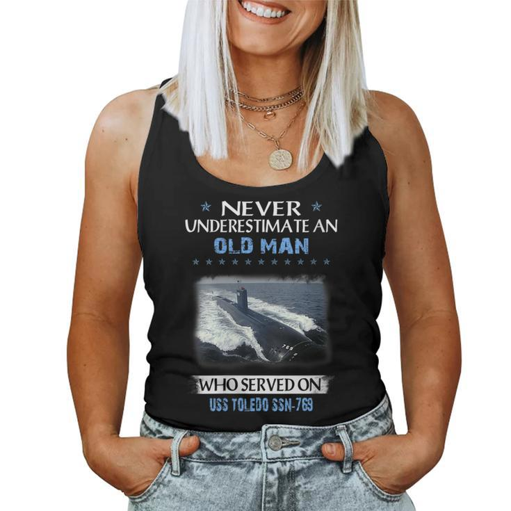 Uss Toledo Ssn-769 Submarine Veterans Day Father Day Women Tank Top Basic Casual Daily Weekend Graphic