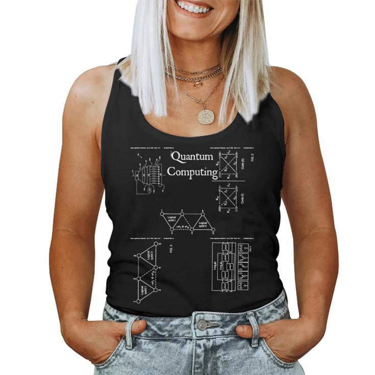 Vintage Quantum Computing Physics Math Teacher Nerdy Geek Women Tank Top