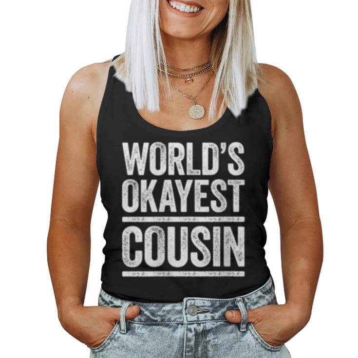 Worlds Okayest Cousin Best Uncle Ever Women Tank Top