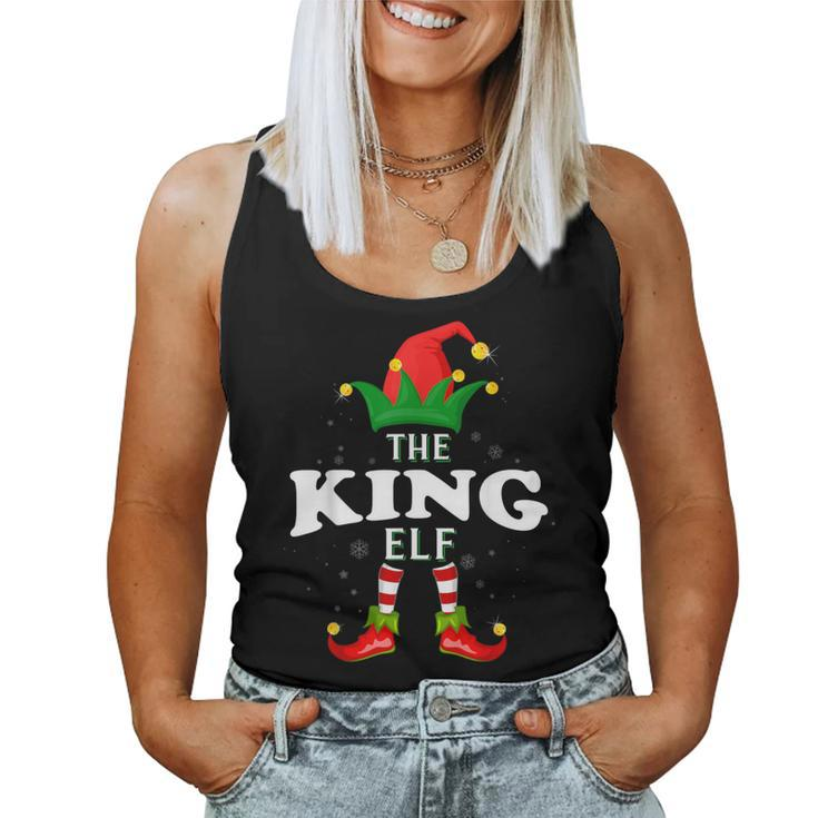 Xmas King Elf Family Matching Christmas Pajama Women Tank Top