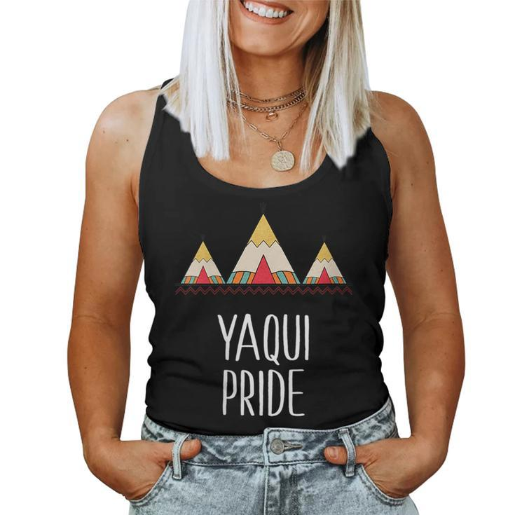 Yaqui Pride Native American Tent Tents Yoeme Proud Men Women Women Tank Top