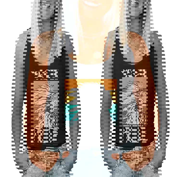 Yaqui Pride Proud Native American Yaqui Tribe Women Tank Top