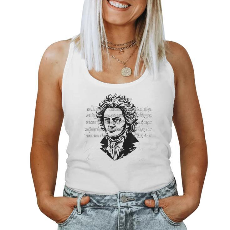 Beethoven 9Th Symphony Ode To Joy All Shall Be Brothers Women Tank Top