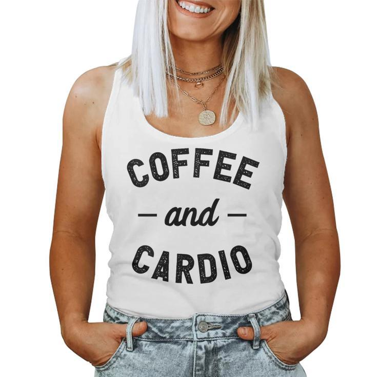 Coffee And Cardio Workout Gym Women Tank Top