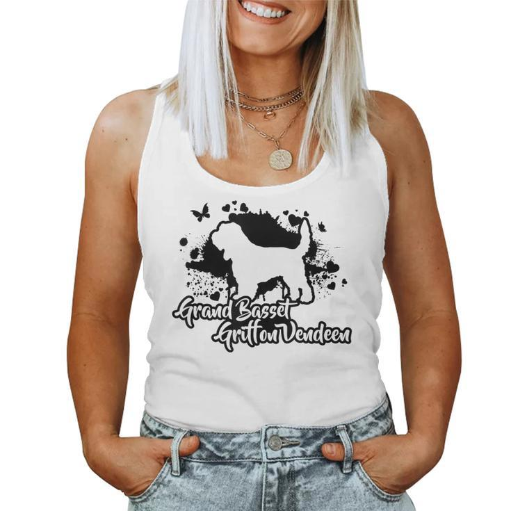 Proud Grand Basset Griffon Vendeen Dog Mom Dog Women Tank Top