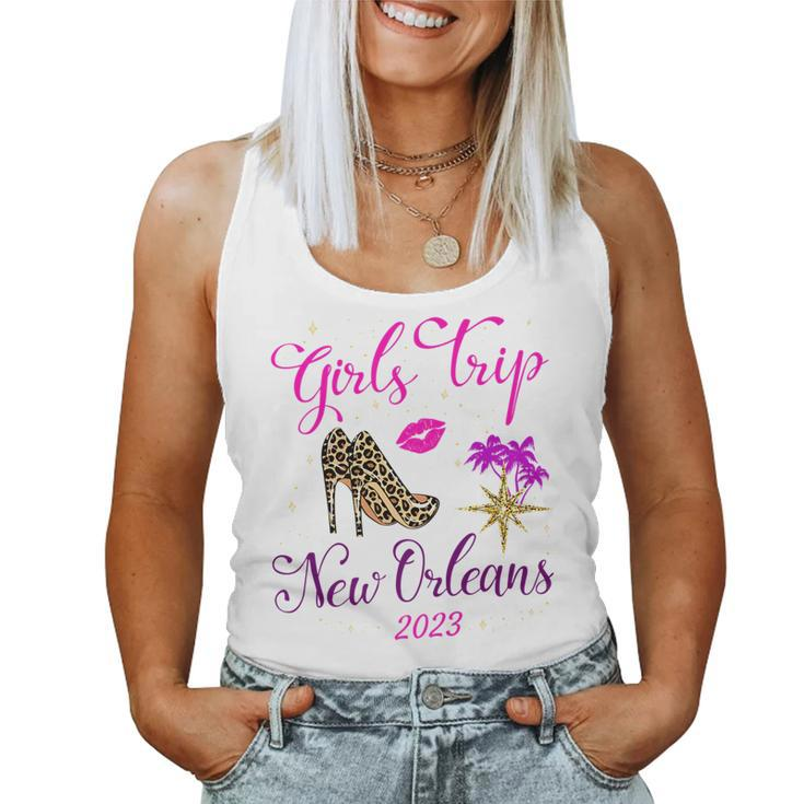 Girls Trip New Orleans 2023 For Women Weekend Birthday Squad   Women Tank Top Basic Casual Daily Weekend Graphic