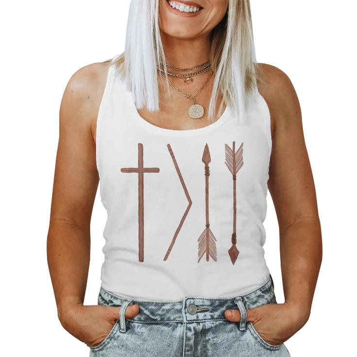 God Is Greater Than Our Highs And Our Lows Christian T Women Tank Top