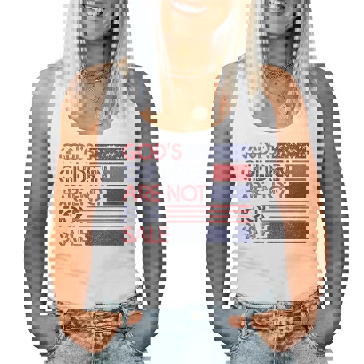 Gods Children Are Not For Sale Women Tank Top