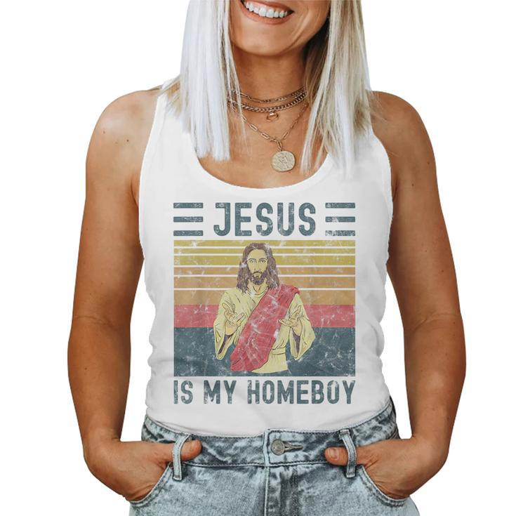 Jesus Is My Homeboy Vintage Christian Women Tank Top
