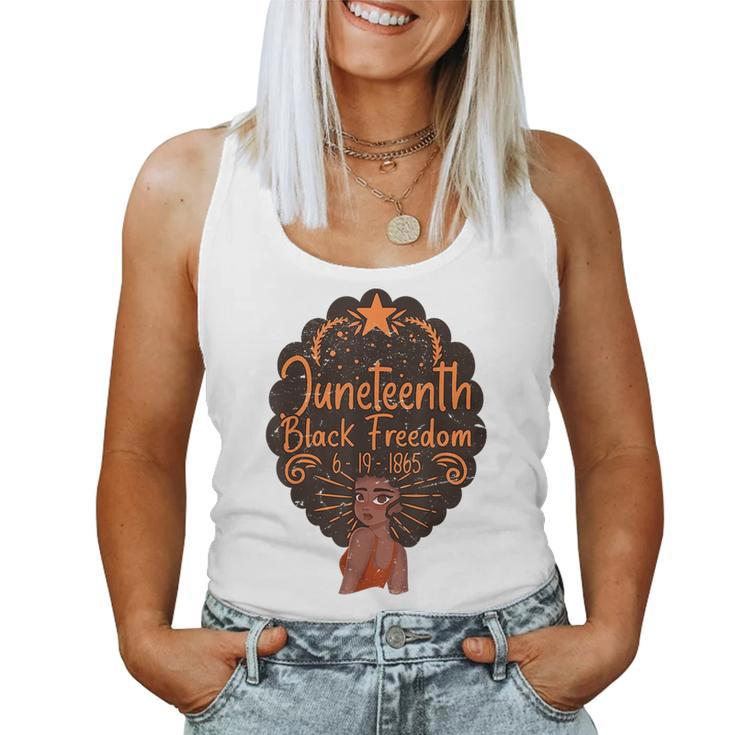 Junenth Celebrations Through Glasses Of Bold Black Women  Women Tank Top Basic Casual Daily Weekend Graphic