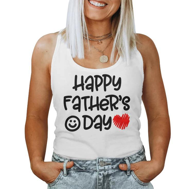 Kids Happy Fathers Day For Toddler Girl Baby Daughter Women Tank Top
