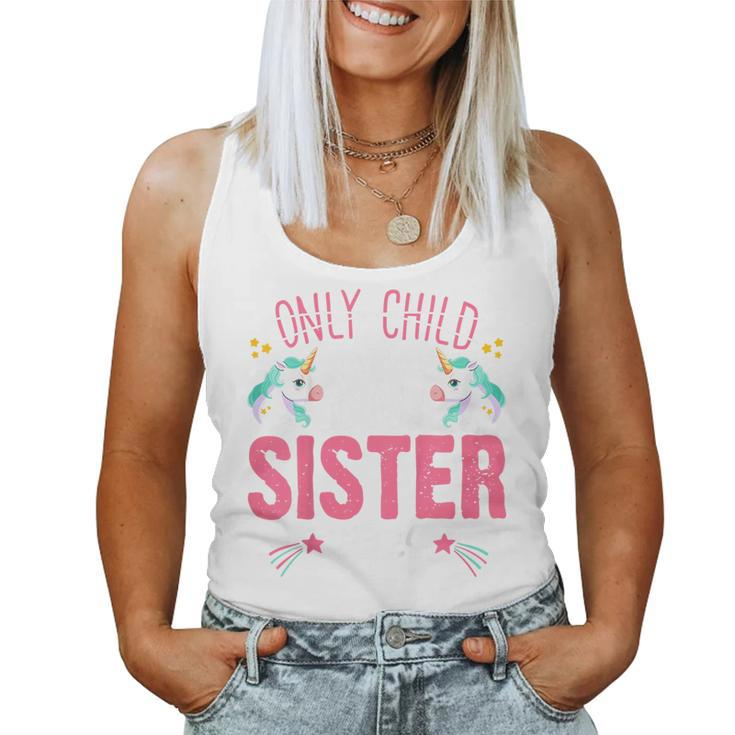 Kids Promoted To Big Sister Est 2024 Unicorn Toddler Girls For Sister Women Tank Top