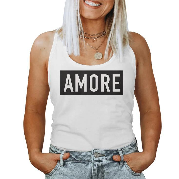 Love Amore er Graphic - Italian Inspired Women Tank Top