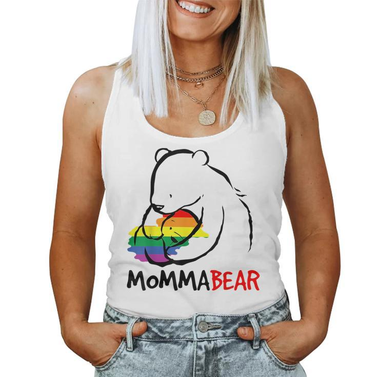 Momma Bear Gay Pride Proud Mom Lgbt Mama Women Tank Top