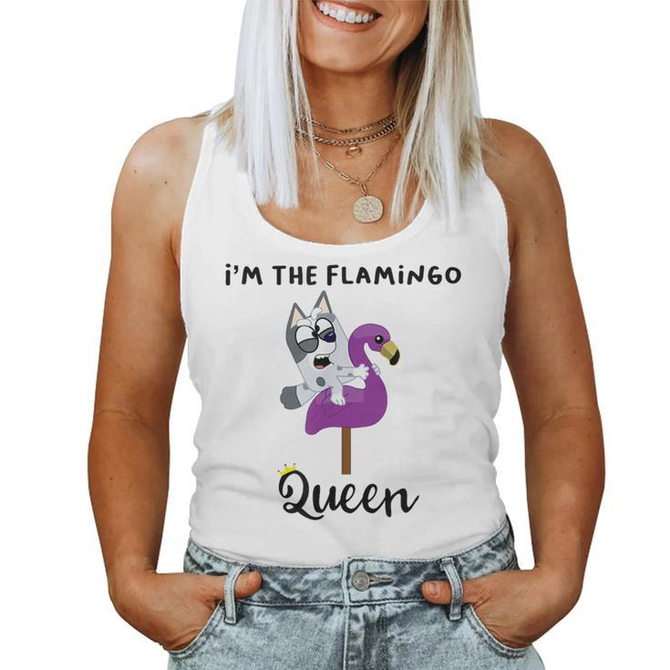 Muffin I'm The Flamingo Queen Unicorse Women Tank Top