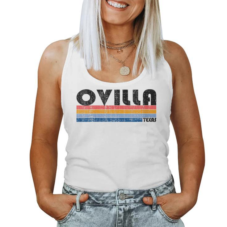Ovilla Tx Hometown Pride Retro 70S 80S Style Women Tank Top