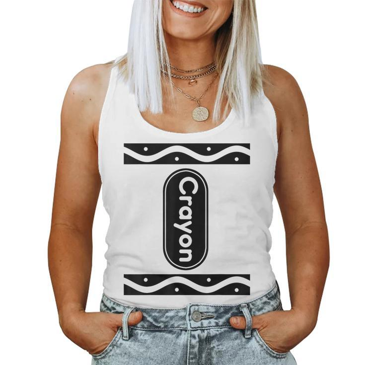 Pick Any Color Crayon Costume Adult Women Tank Top