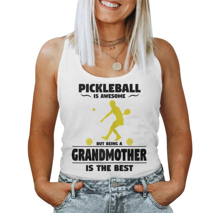 Pickleball - For Proud Grandmothers Grandma Pickleball Women Tank Top