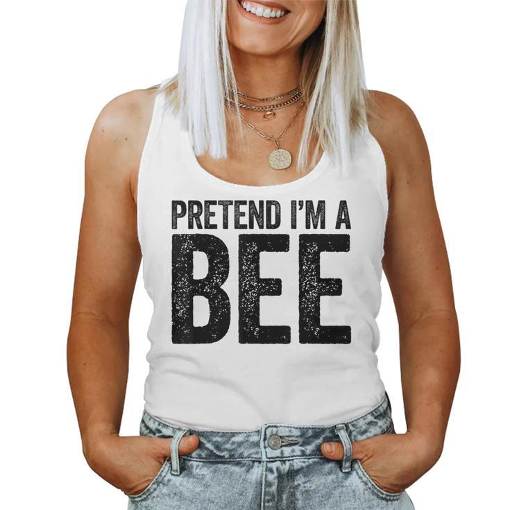 Pretend I'm A Bee Matching Costume Women Tank Top