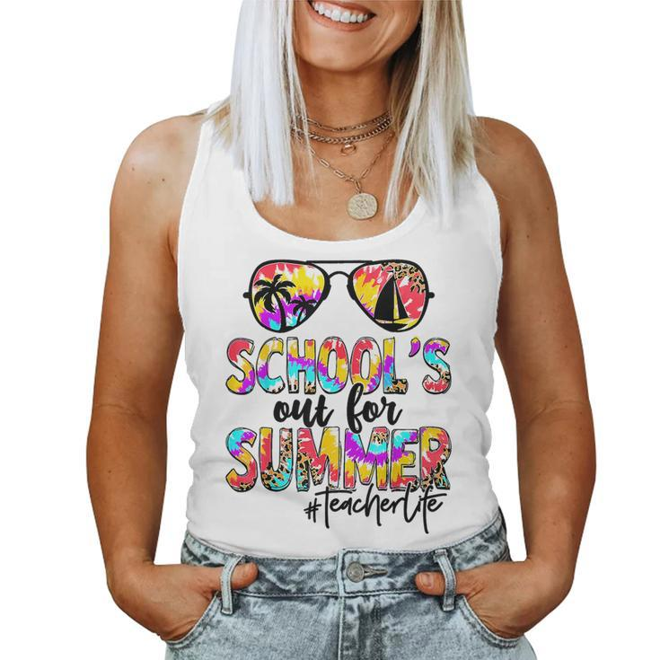 Retro Last Day Of School Schools Out For Summer Teacher Life Women Tank Top