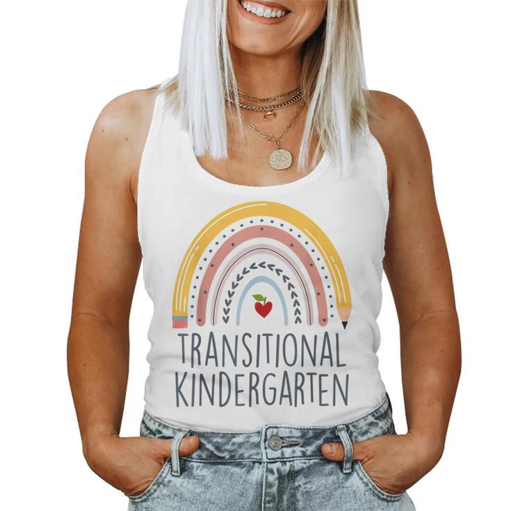 Transitional Kindergarten Pre-School Teacher Team Student Women Tank Top