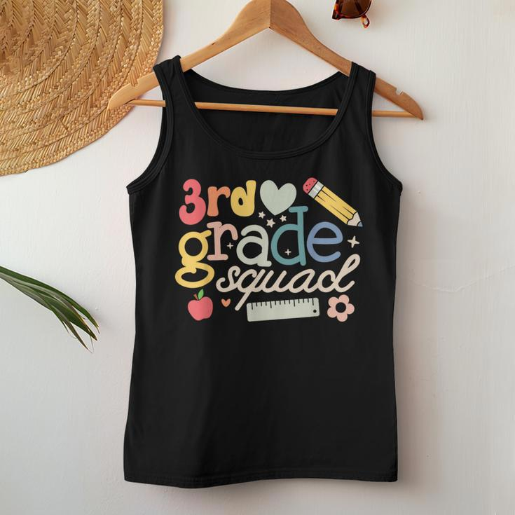 3Rd Third Grade Squad Back To School Teachers Students Women Tank Top Unique Gifts