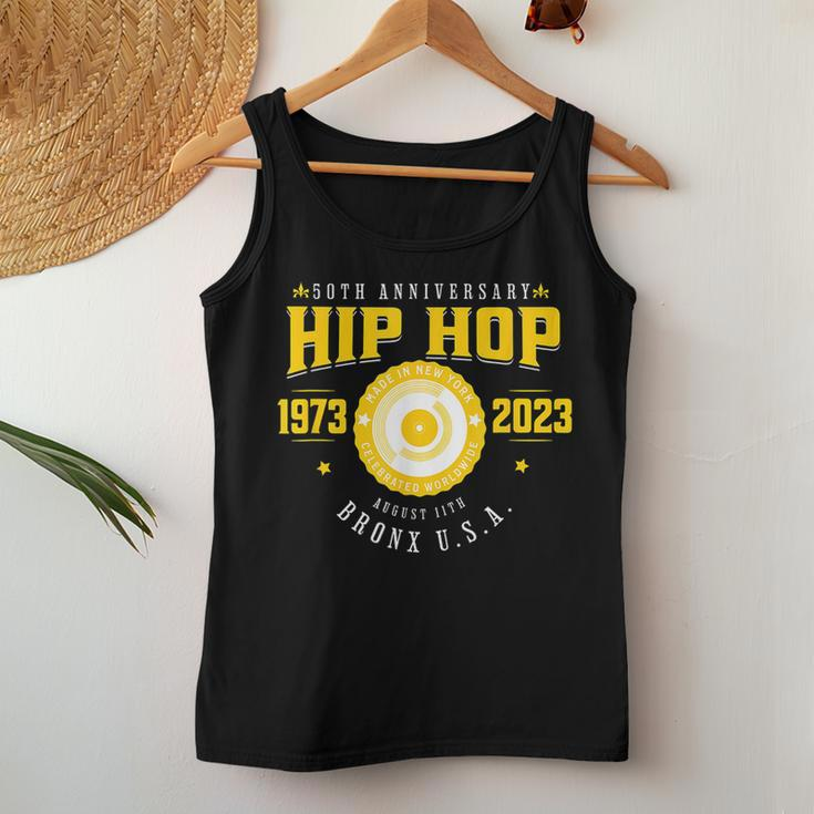 50 Years Of Hip Hop 1973-2023 50Th Anniversary Women Tank Top Funny Gifts
