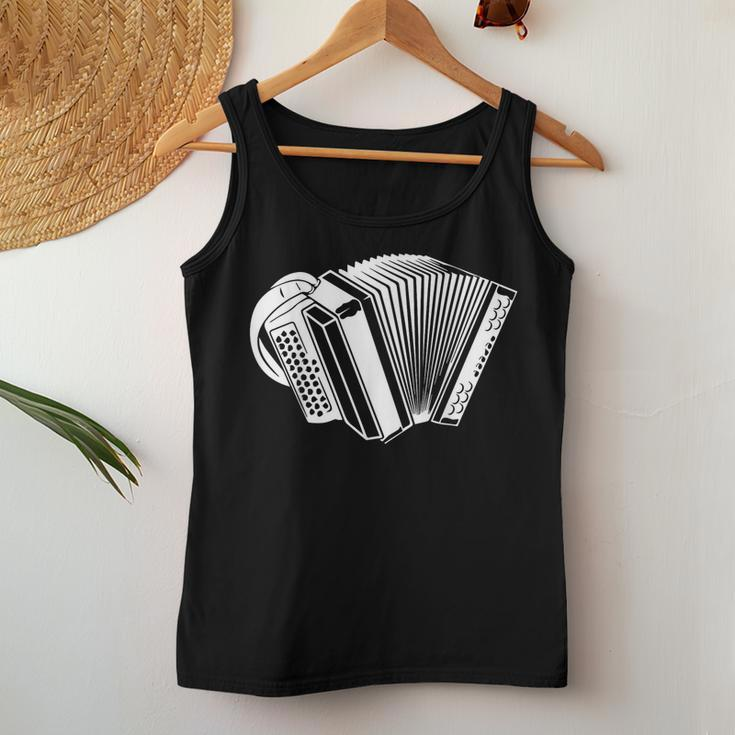 Graphic Accordion Instrument Hobby Learn Musician Women Tank Top Unique Gifts