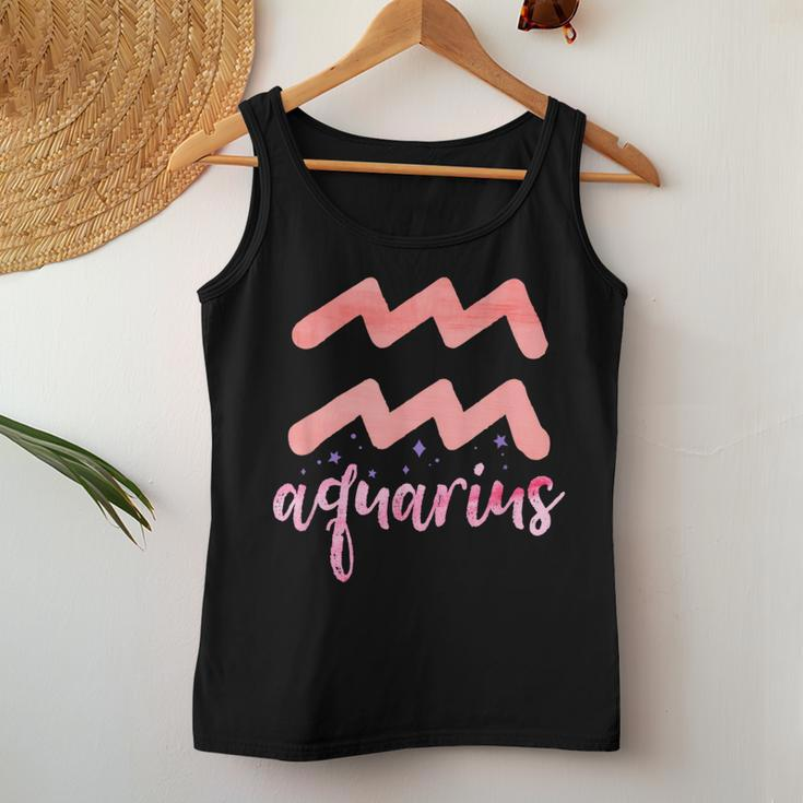 Aquarius Girl Horoscope For Her Aquarius Women Tank Top Unique Gifts