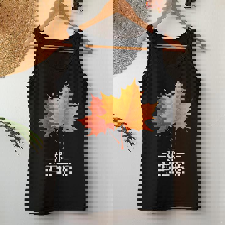 Autumn Fall Color Leaf Peeper Autumn Peeping Fall Retro Cute Women Tank Top Personalized Gifts