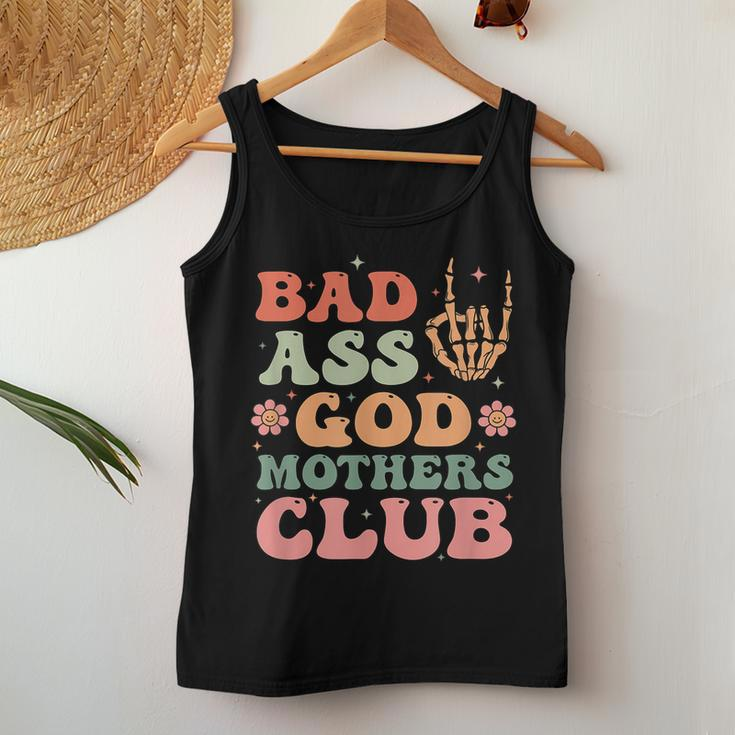Bad Ass Godmothers Club Mother's Day Women Tank Top Funny Gifts