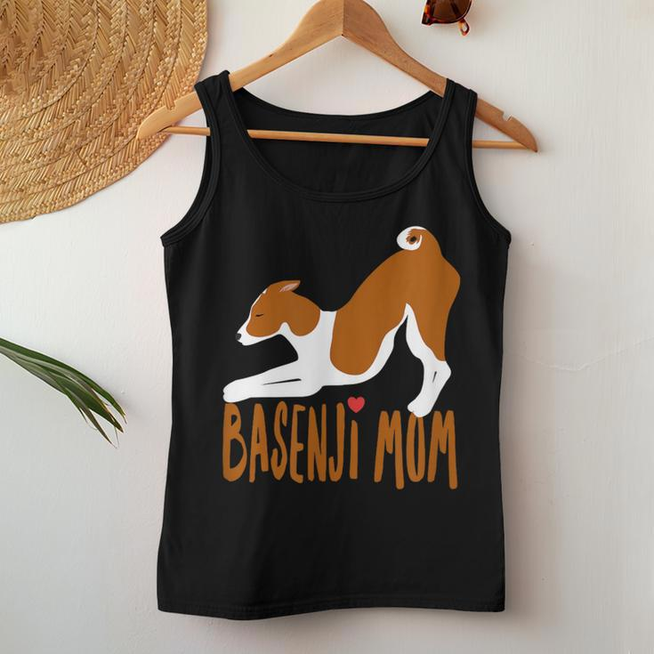 Basenji I Love My Mom -Cute And Fun For Dog People Women Tank Top Unique Gifts