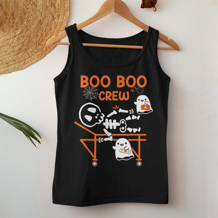 Boo Boo Crew Ghost Doctor Paramedic Emt Nurse Halloween Women Tank Top Unique Gifts