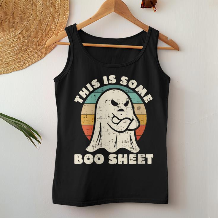 This Is Some Boo Sheet Halloween Costumes Women Tank Top Unique Gifts