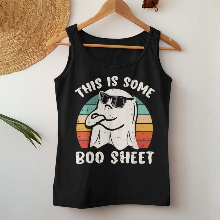 This Is Some Boo Sheet Halloween Ghost Women Tank Top Unique Gifts