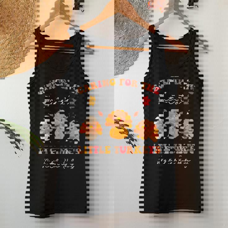 Caring For The Cutest Turkeys Mother Baby Nurse Thanksgiving Women Tank Top Personalized Gifts Caring For The Cutest Turkeys Mother Baby Nurse Thanksgiving Women Tank Top Personalized Gifts