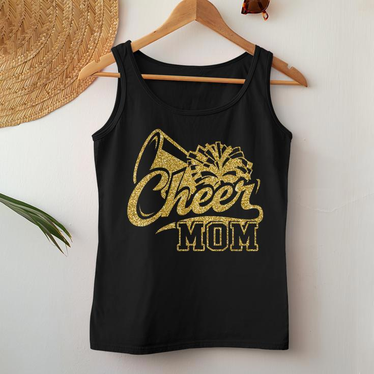 Cheer Mom Biggest Fan Cheerleader Cheerleading Mother's Day Women Tank Top Funny Gifts