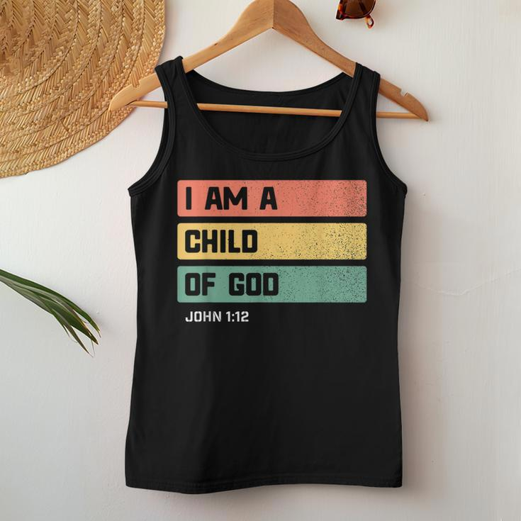 I Am A Child Of God Christian Bible Verse John 112 Women Tank Top Unique Gifts