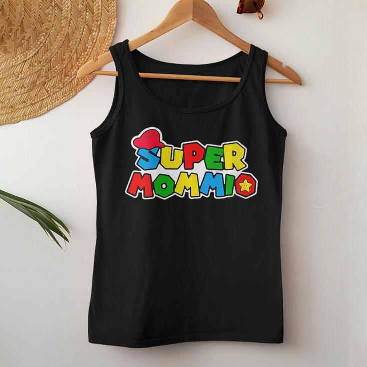 Cool Supermommio Mom Mommy Mother Video Game Lovers Women Tank Top Unique Gifts