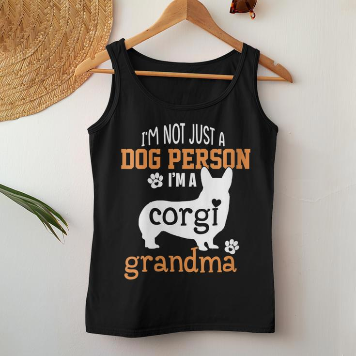 Cute Corgi Grandma Corgi Dog Lover Grandma Women Tank Top Unique Gifts